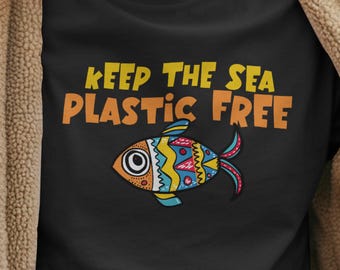 海をプラスチックフリーにしようTシャツ • 海洋保護ギフト