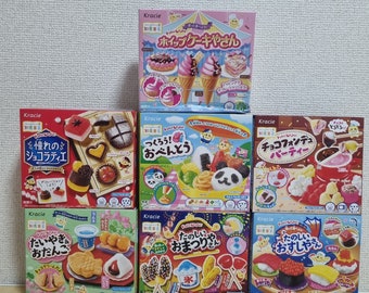 Ensemble de mini-kits de création de mini bonbons japonais Poppin' Cookin'