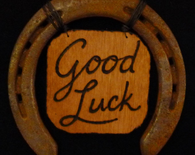 Horseshoe Wall Art Rustic Rodeo Style Good Luck Horseshoe 24 - Etsy
