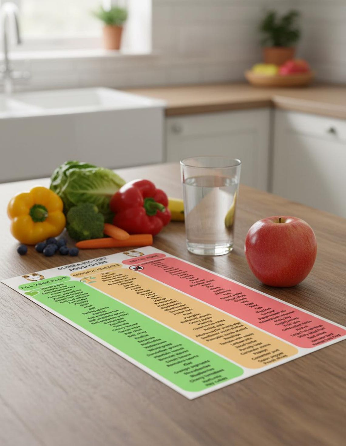 Guinea Pig Diet Food Guide | Healthy Cavy Feeding Chart (PDF Download ...