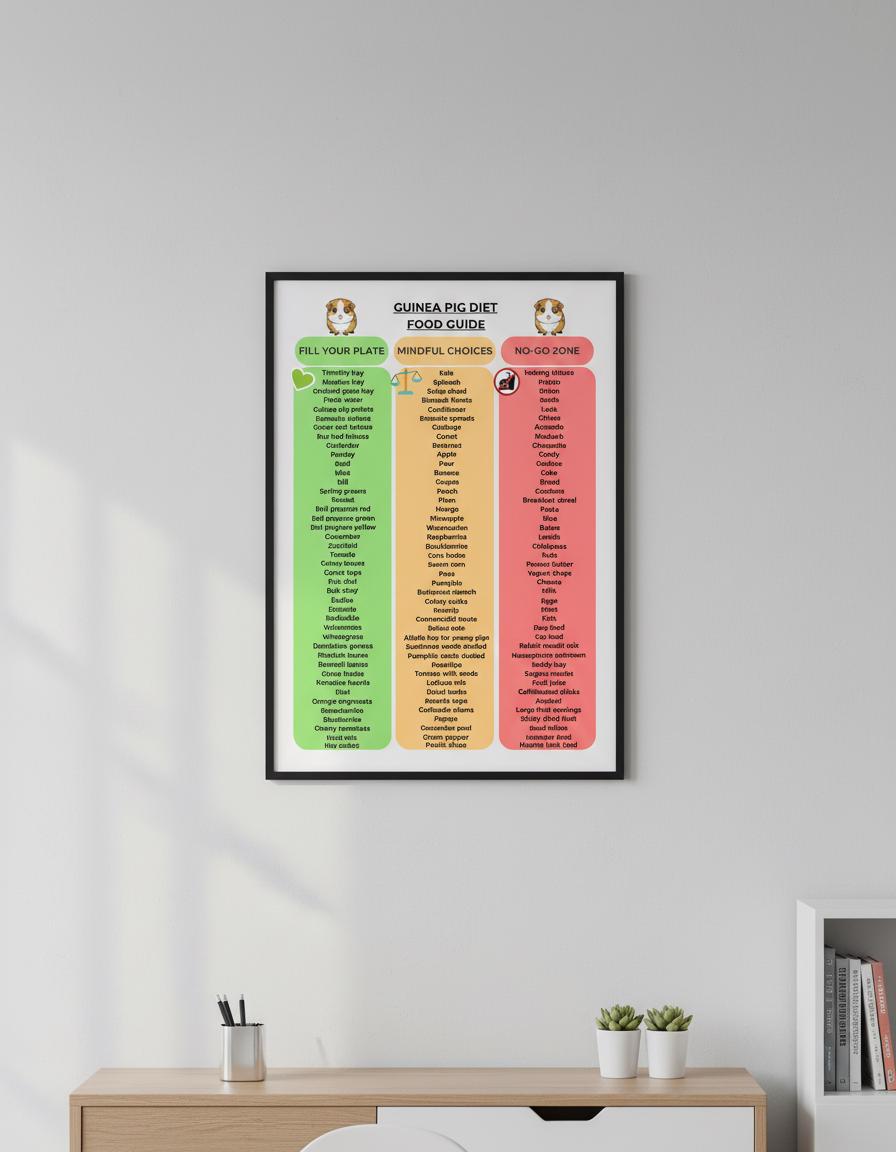 Guinea Pig Diet Food Guide | Healthy Cavy Feeding Chart (PDF Download ...