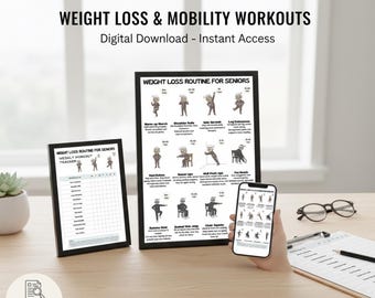 Senior Weight Loss Exercise Guide | Low Impact Workout (PDF)