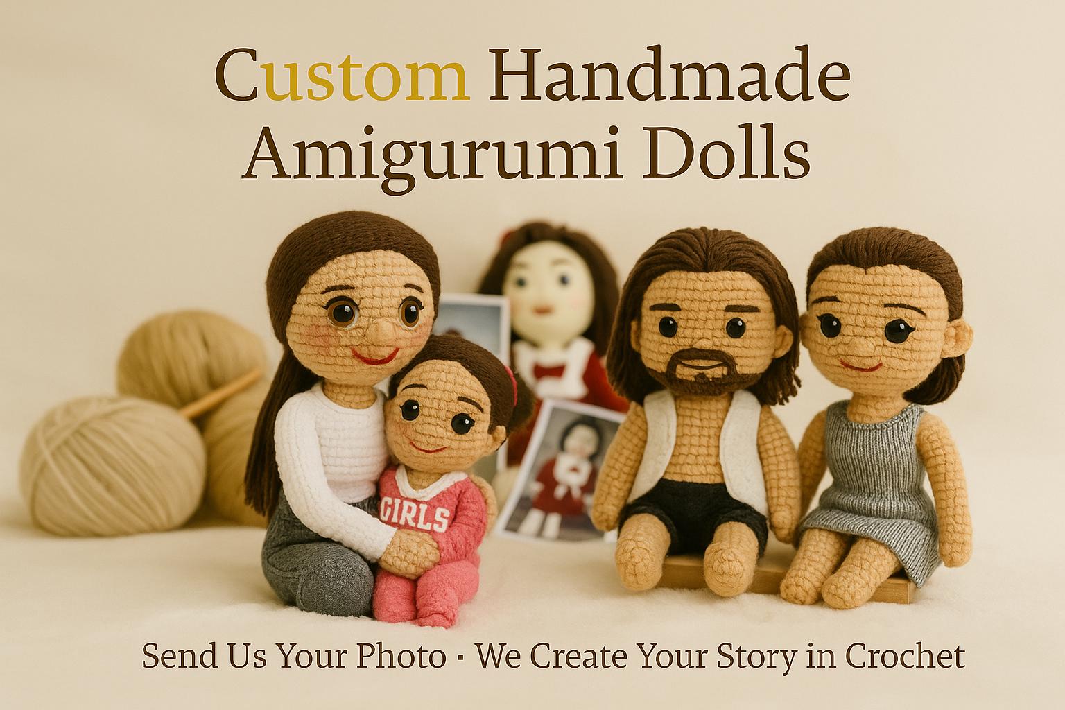 Custom Handmade Crochet Amigurumi Couple \u0026 Family Dolls – Personalized  Portrait Gift, Wedding or Anniversary Keepsake - Etsy Israel, image size:1536x1024