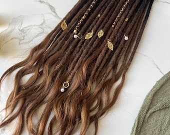 Dreadlocks natural human hair dreads single ended and double ended boho style crochet drealocks