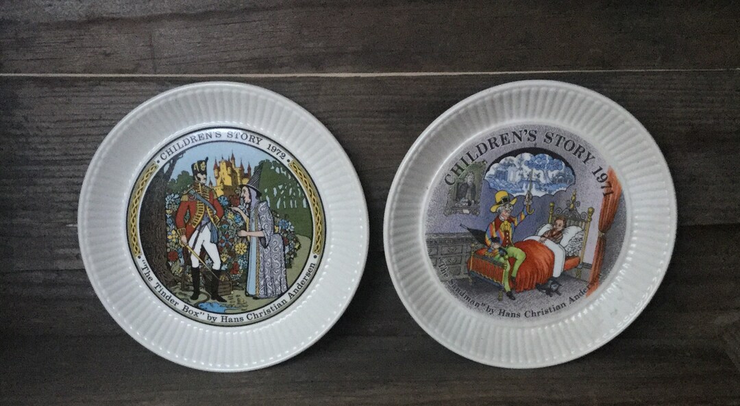 Hans Christian Andersen Plates Etsy