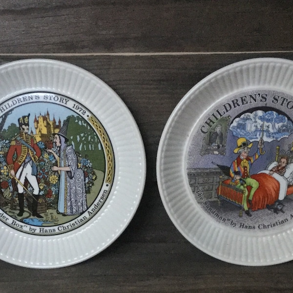Hans Christian Andersen Plates Etsy