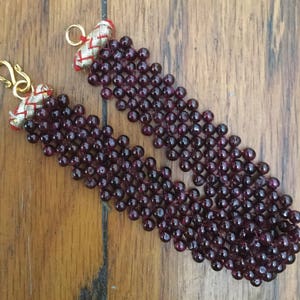 Stauer Garnet Garland Bracelet