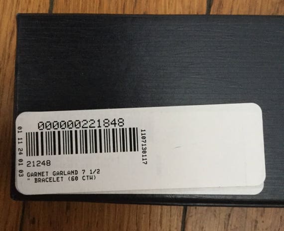 Stauer Garnet Garland Bracelet - image 3