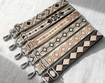 Tracolla Larga Regolabile Cintura di Ricambio Crossbody Tracolla per Borsa Donna Tessuto Cinghie