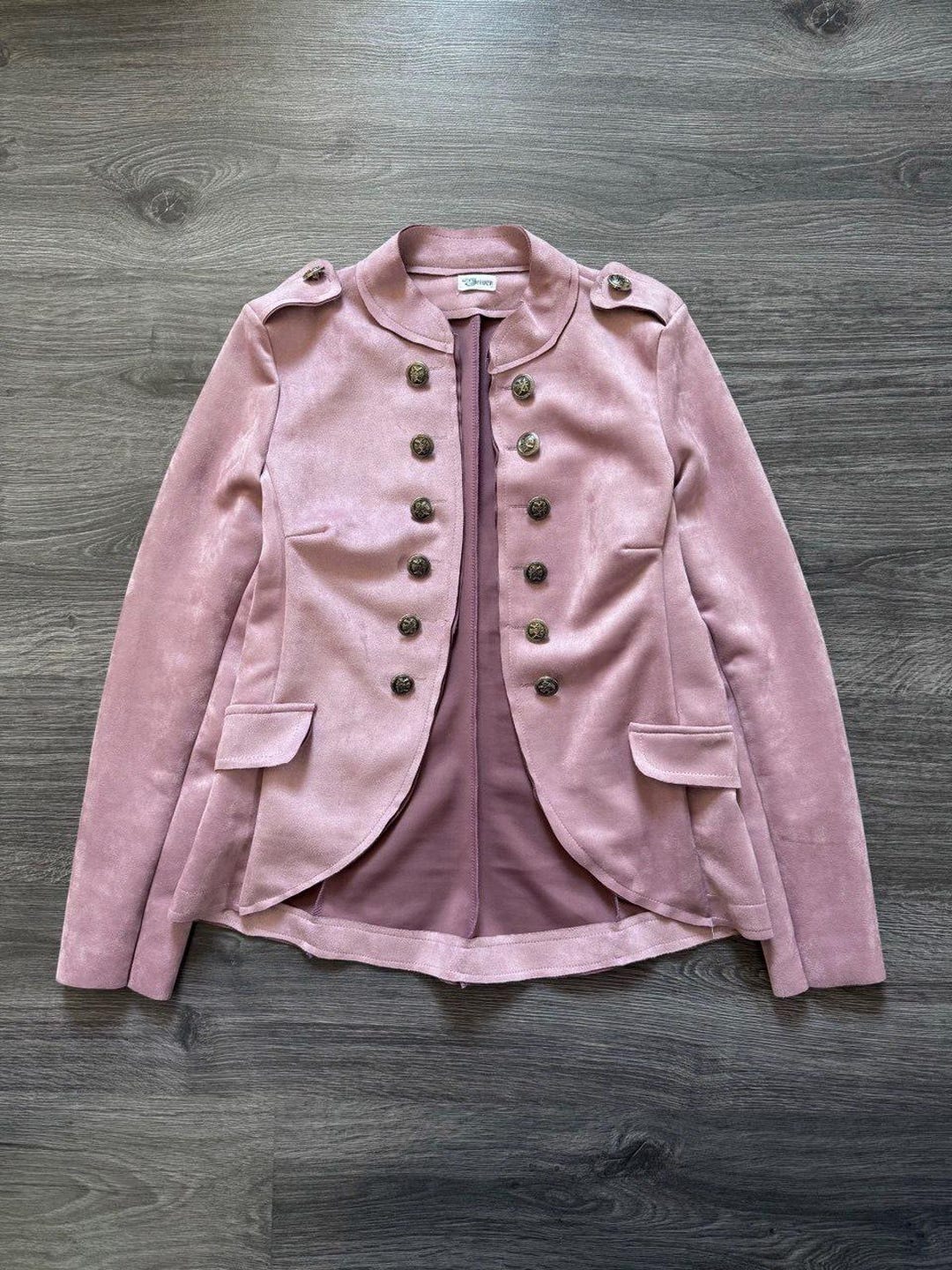 Vintage Pink Napoleon Style Blazer Jacket Y2K - Etsy Canada