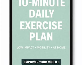 10 Minute Daily Exercise Plan for Women Over 40 | Low Impact Mobility Home Workouts