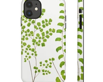 Green Fern Phone Case: Eco-Friendly Botanical Design