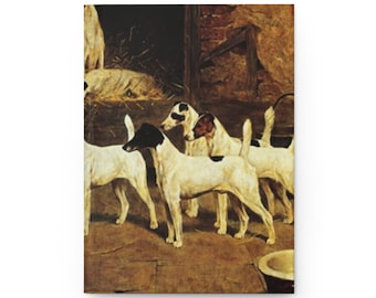 Vintage Dog Art Hardcover Journal: Gift for Pet Lovers
