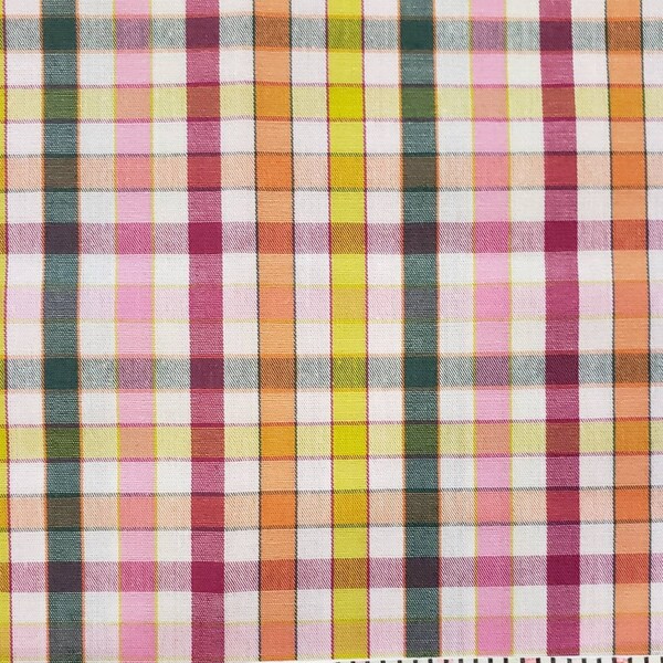 Multi Check Cotton Fabric