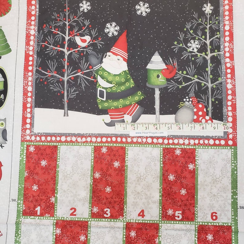 Debbie Mumm Winter Gnomes Panel Etsy