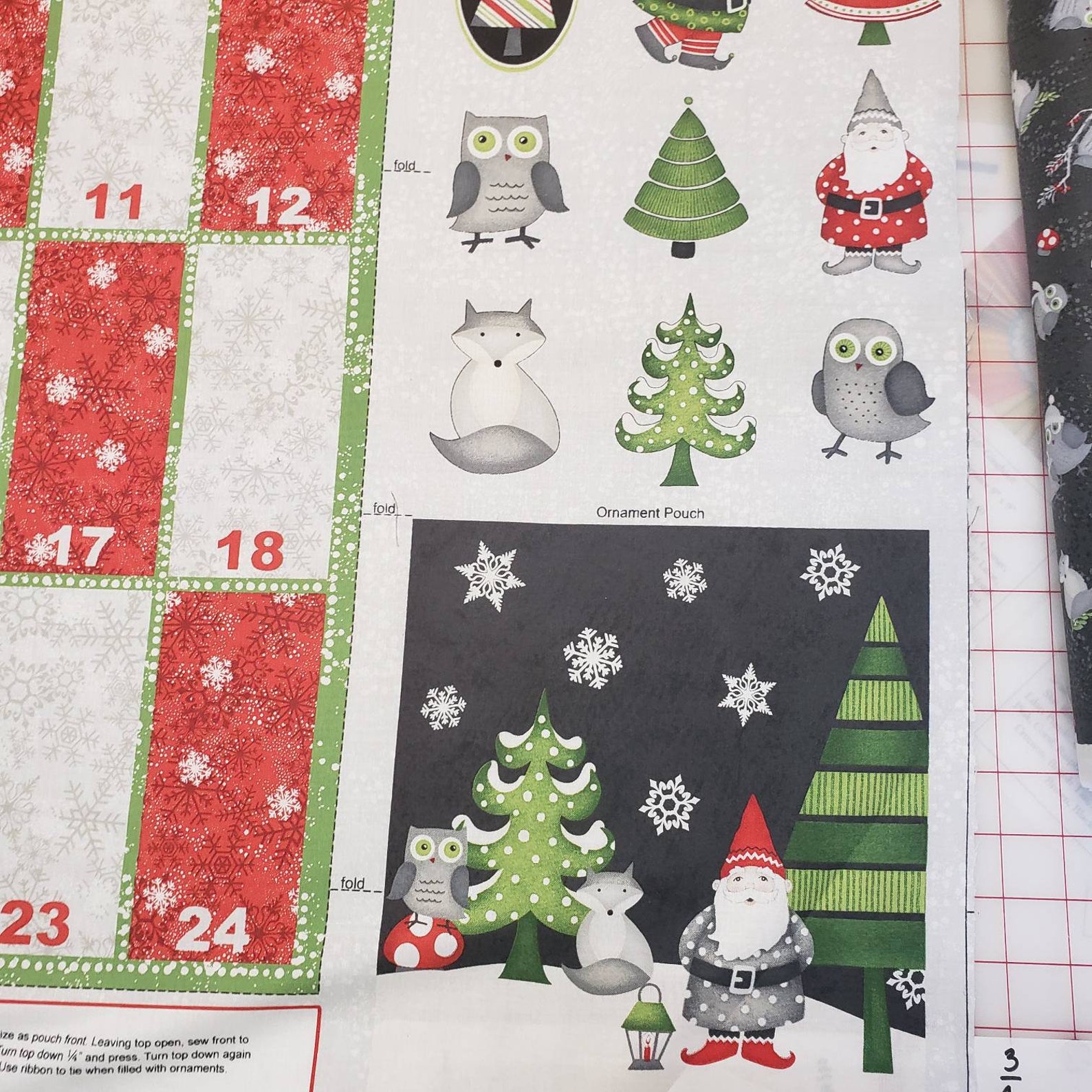 Debbie Mumm Winter Gnomes Panel Etsy