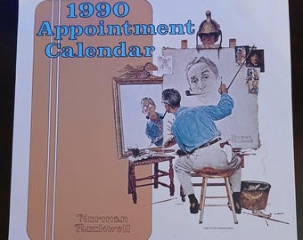 1990 Appointment Calendar - Norman Rockwell
