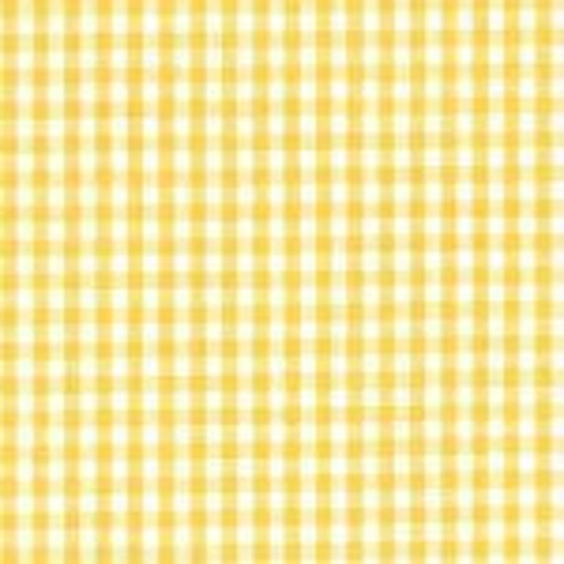 K&ouml;nnte beinhalten: Gelber und wei&szlig;er Gingham-Stoff mit kleinem Karomuster.