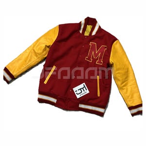 MJ Thriller Varsity Jacket: Michael Jackson Halloween Costume Christmas Gift image 1