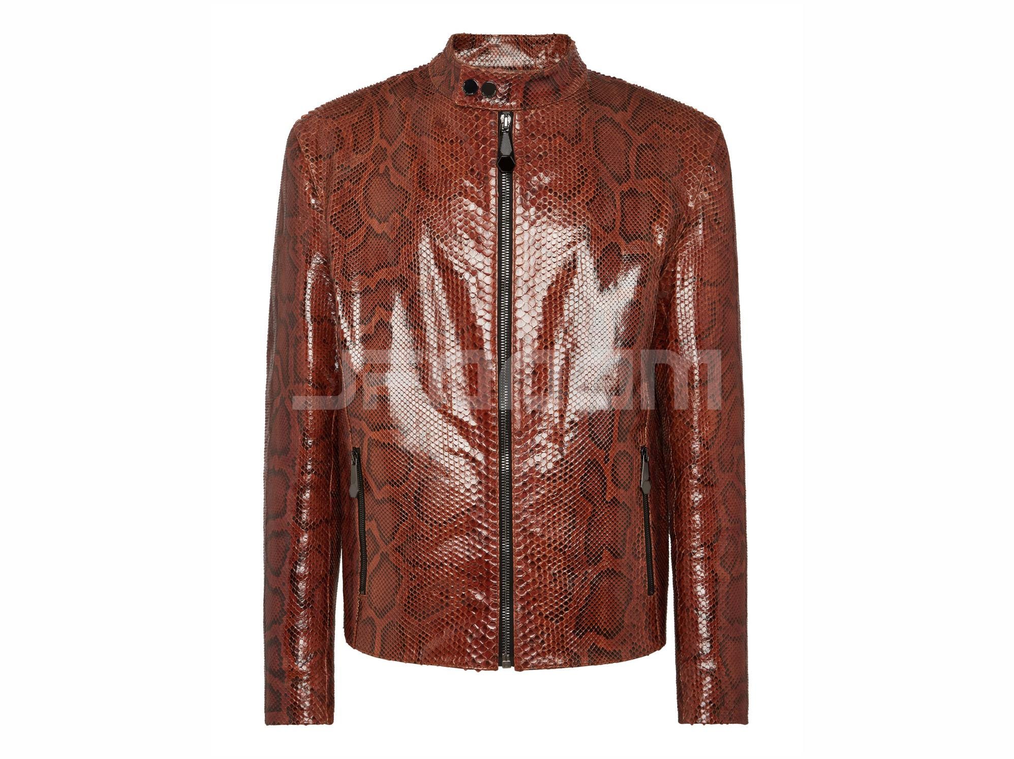 Snake skin jacket - Etsy 日本