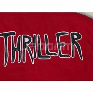 MJ Thriller Varsity Jacket: Michael Jackson Halloween Costume Christmas Gift image 5
