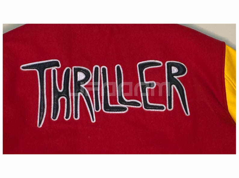 MJ Thriller Varsity Jacket: Michael Jackson Halloween Costume Christmas Gift image 5