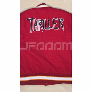 MJ Thriller Varsity Jacket: Michael Jackson Halloween Costume Christmas Gift image 10