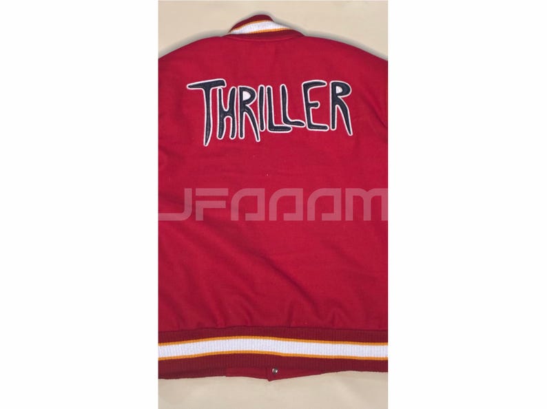 MJ Thriller Varsity Jacket: Michael Jackson Halloween Costume Christmas Gift image 10