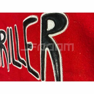 MJ Thriller Varsity Jacket: Michael Jackson Halloween Costume Christmas Gift image 13