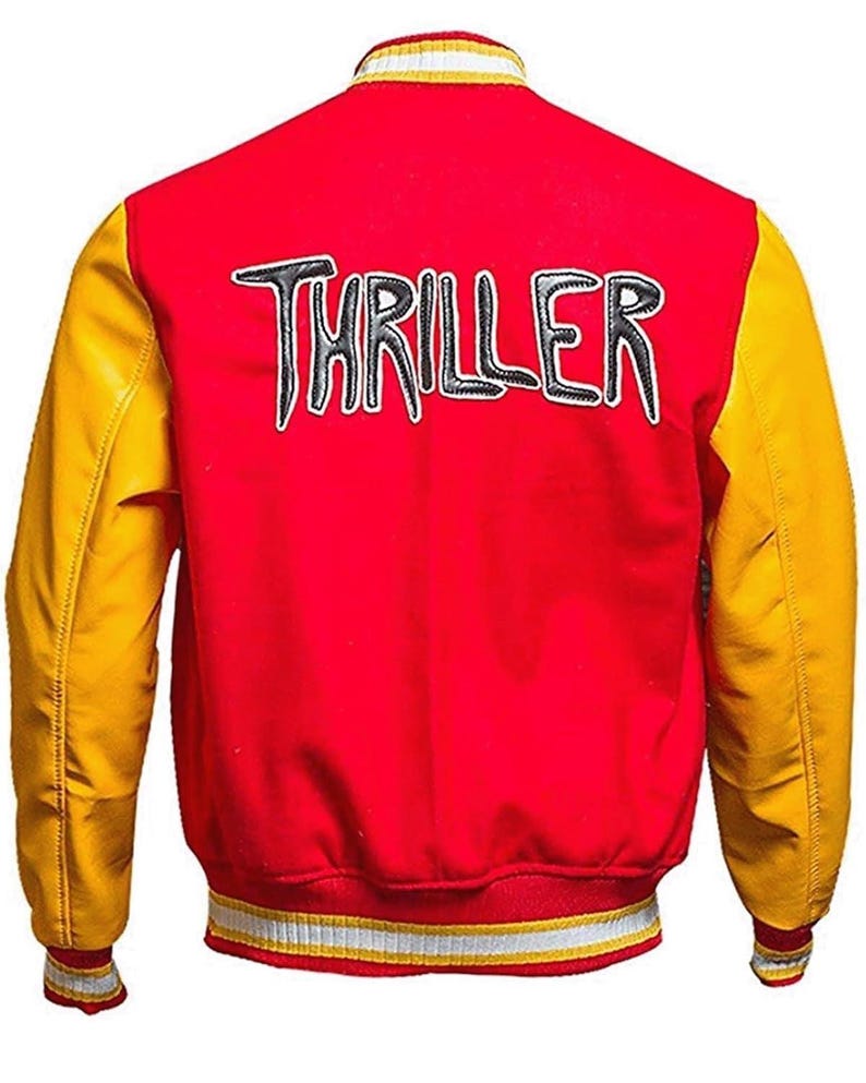 MJ Thriller Varsity Jacket: Michael Jackson Halloween Costume Christmas Gift image 3