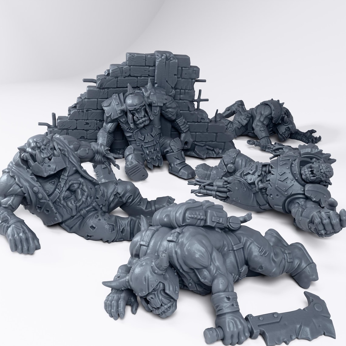 Dead Orcs Casualties - Tabletop Sci Fi Wargaming Basing Bits Scatter - Etsy