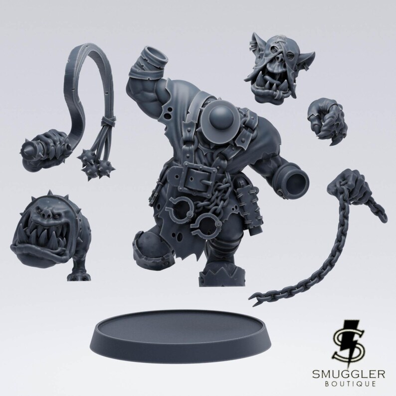 Ragar Da Runt Rangler - Space Orc Proxy Tabletop Sci Fi Wargaming Miniature - Smuggler Boutique image 10