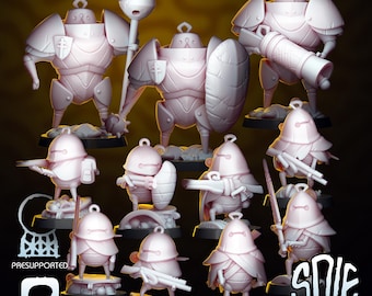 Insectes des tranchées - Modèles proxy compatibles avec les tranchées, Miniatures en résine imprimées en 3D