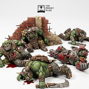 Dead Orcs Casualties - Tabletop Sci Fi Wargaming Basing Bits Scatter