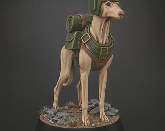 Grimdark Dog Guard Model Gift Tabletop Sci Fi Wargaming Proxy