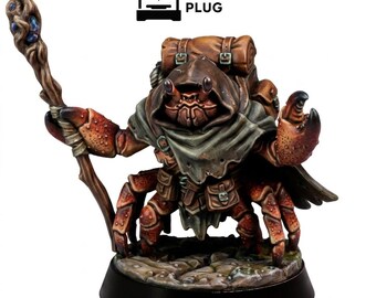 Fantasy Crab - Miniature de table TTRPG DnD Dungeons and Dragons imprimée en 3D