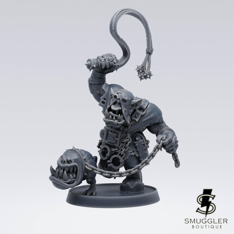 Ragar Da Runt Rangler - Space Orc Proxy Tabletop Sci Fi Wargaming Miniature - Smuggler Boutique image 5
