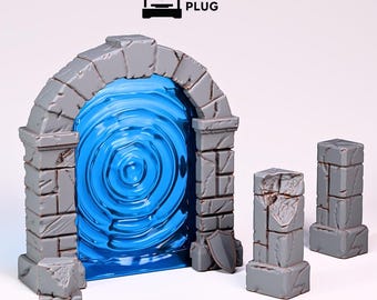 Portal - Grimdark Fantasy Tabletop Terrain Scatter 3D Printed 32mm Dungeons and Dragons DND