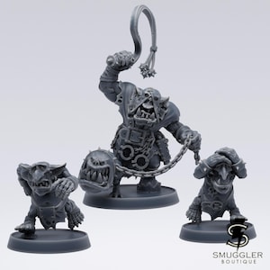 Miniature de jeu de guerre et science-fiction Ragar Da Runt - Proxy Space Orc Proxy - Smuggler Boutique
