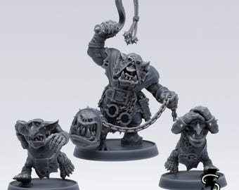 Miniature de jeu de guerre et science-fiction Ragar Da Runt - Proxy Space Orc Proxy - Smuggler Boutique
