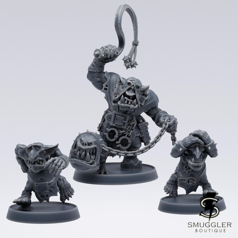Ragar Da Runt Rangler - Space Orc Proxy Tabletop Sci Fi Wargaming Miniature - Smuggler Boutique image 1