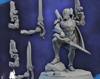 Kaethyr-Len (gardien de la lame spirale) - Elfes de l'espace proxy miniature Xeno Model Jeux de guerre sur table