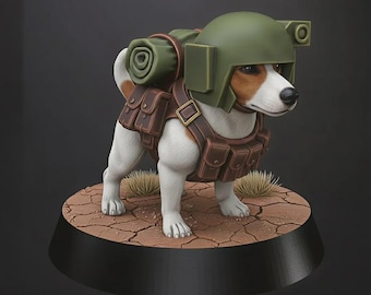 Grimdark Dog Guard Model Gift Tabletop Sci Fi Wargaming Proxy