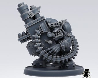 Skuzgad Da Big Shoota - Space Orc Proxy Grimdark Miniature - Smuggler Boutique