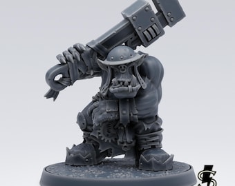 Guzdrur Mekanik - Space Orc Proxy - Sci-Fi-miniatuur op tafelblad - Smuggler Boutique
