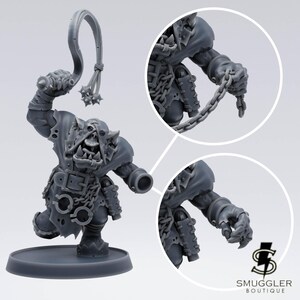 Ragar Da Runt Rangler - Space Orc Proxy Tabletop Sci Fi Wargaming Miniature - Smuggler Boutique image 2