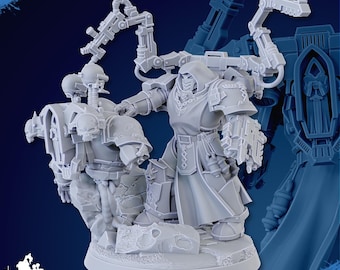 Vengeful Medicinae Militum Ghamak - Tabletop Sci Fi Knights Wargaming Proxy Marines Medic