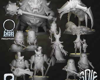 Trench Bugs - Miniaturas de resina impresas en 3D compatibles con Trench