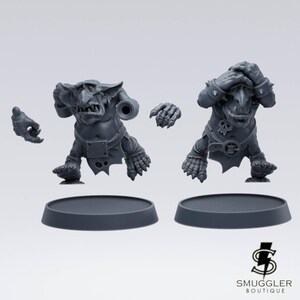 Ragar Da Runt Rangler - Space Orc Proxy Tabletop Sci Fi Wargaming Miniature - Smuggler Boutique image 11