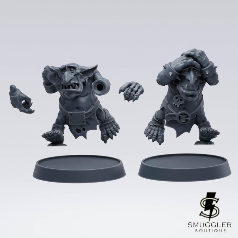 Ragar Da Runt Rangler - Space Orc Proxy Tabletop Sci Fi Wargaming Miniature - Smuggler Boutique image 11